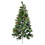 ALEKO CT7FT002-AP Multi-Colored Pre-Lit Artificial Bluetooth Musical Christmas Tree With Wintry Accents - 7 Foot - Green