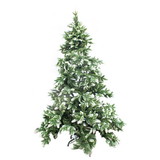 ALEKO CTBS71H1116-AP Artificial Christmas Tree with Snow Dusted Tips - 6 Foot
