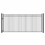 ALEKO DG12MADSSW-AP Steel Single Swing Driveway Gate - MADRID Style - 12 x 6 Feet