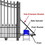 ALEKO DG12MUNSSL-AP Steel Sliding Driveway Gate - MUNICH Style - 12 x 6 Feet