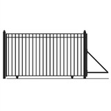 ALEKO DG14MADSSL-AP Single Slide Steel Driveway Gate - MADRID Style - 14 x 6 Feet