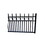 ALEKO DG14PARD-AP Steel Dual Swing Driveway Gate - PARIS Style - 14 x 6 Feet