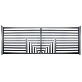 ALEKO DG16FLORD-AP Steel Dual Swing Driveway Gate - Florence Style - 16 x 6 Feet