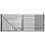 ALEKO DG16KYIVD-AP Steel Dual Swing Driveway Gate - Kyiv Style - 16 x 6 Feet