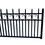 ALEKO DG18LOND-AP Steel Dual Swing Driveway Gate - LONDON Style - 18 x 6 Feet