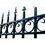 ALEKO DG18OSLD-AP Steel Dual Swing Driveway Gate - OSLO Style - 18 x 6 Feet