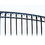 ALEKO DG18PARSSW-AP Steel Single Swing Driveway Gate - PARIS Style - 18 x 6 Feet
