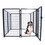 ALEKO DK5x5x4-AP Expandable Heavy Duty Dog Kennel and Playpen - 8 Panel - 5 x 5 x 4 Feet