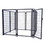 ALEKO DK5x5x4-AP Expandable Heavy Duty Dog Kennel and Playpen - 8 Panel - 5 x 5 x 4 Feet