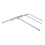 ALEKO DKF13X7-AP Galvanized Steel Chain Link Dividable Dog Kennel Roof Frame - 13 x 7.5 Feet