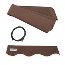 ALEKO FAB10X8BROWN36-AP Retractable Awning Fabric Replacement - 10x8 Feet - Brown