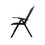 ALEKO FCH01-AP Folding Adjustable Sling-Back Reclining Garden Chair with Armrest - Black