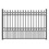 ALEKO FENCELON-AP Steel Fence - LONDON Style - 8 x 5 Ft