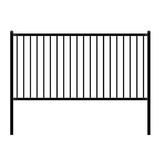 ALEKO FENCELYON8X4-AP DIY Steel Iron Wrought High Quality Fence - Lyon Style - 8 x 4 Feet