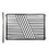 ALEKO FENCESOF-AP Steel Fence - Sofia Style - 8x5 ft.