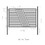 ALEKO FENCESOF-AP Steel Fence - Sofia Style - 8x5 ft.