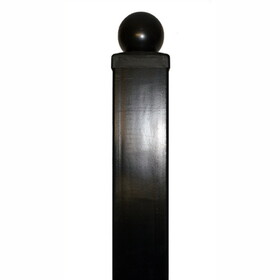ALEKO GATEPOST8FTD-AP Gate Post with Pre-Drilled Holes for Dual Gates - 8&#x27; x 3.5&quot; x 3.5&quot;