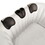 ALEKO HTACCBK-AP Removable 3-Piece Headrest and Drink Holder Set for Inflatable Hot Tub Spa - Black