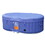 ALEKO HTIO2BLD-AP Oval Inflatable Jetted Hot Tub with Drink Tray and Cover - 2 Person - 145 Gallon - Dark Blue