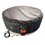 ALEKO HTIR4BKWH-AP Round Inflatable Hot Tub Spa With Zip Cover - 4 Person - 210 Gallon - Black and White