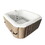 ALEKO HTISQ4BR-AP Square Inflatable Jetted Hot Tub with Cover - 4 Person - 160 Gallon - Brown