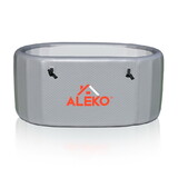 ALEKO INFOTUBGREY-AP Inflatable Cold Plunge with Locking Lid and Carry Bag