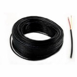 ALEKO LM15130FT-AP Black Stranded Wire - LM151 - 2-Core - 30 Feet