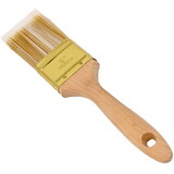 ALEKO PB2P-AP Flat-Cut Polyester Paint Brush with Wooden Handle - 2 Inches