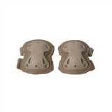 ALEKO PBKEP54S-AP Safety Pads For Knees or Elbows - Sand - Small