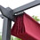 ALEKO PERGBURG10X13-AP Aluminum Outdoor Retractable Canopy Pergola   - 13 x 10 Ft - Burgundy Color