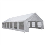 ALEKO PWT20X40-AP Heavy Duty Outdoor Canopy Event Tent with Windows - 20 X 40 FT - White