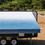 ALEKO RVAWM8X8BLUE24-AP Motorized Retractable RV Awning - 8 x 8 Feet - Blue Fade