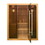 ALEKO SEA4VAH-AP Canadian Hemlock Indoor Wet Dry Sauna - 4.5 kW ETL Certified Heater - 4 Person