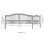 ALEKO SET16X4LOND-AP Steel Dual Swing Driveway Gate - LONDON Style - 16 ft with Pedestrian Gate - 5 ft