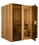 ALEKO STI6CED-AP Canadian Cedar Indoor Wet Dry Steam Room Sauna - 6 kW ETL Certified Heater - 6 Person