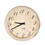 ALEKO WJ11-AP Handcrafted Analog Clock in Finnish Pine Wood