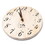 ALEKO WJ12-AP Handcrafted Sleek Analog Clock in Finnish Pine Wood