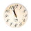 ALEKO WJ12-AP Handcrafted Sleek Analog Clock in Finnish Pine Wood