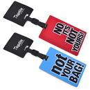 TOPTIE Set of 2 PVC Luggage Tags Travel Accessories Identifier with Name Card