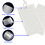 TOPTIE 100 Pack Luggage Tag Size 2.5" x 4.25" Laminating Pouches with Clear PVC Loops
