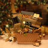 Gift Basket 8161102 Golden Gatherings Holiday Gift Basket