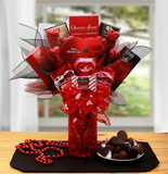 Gift Basket 8162232 You're My Hearts Desire Chocolate Valentine Bouquet