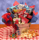 Gift Basket 820122-RB10 Blockbuster Night Movie Pail - with 10.00 Redbox Gift Card