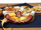 Gift Basket 821512 Classic Epicurean Meat & Cheese Charcuterie Board