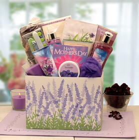 Gift Basket 8413812MD Mother's Day Moments Of Relaxation Lavender Spa Gift Box