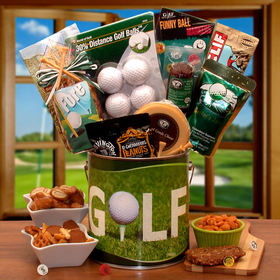 Gift Basket 852032 Fore - Golfers Gift Pail