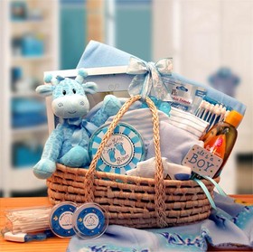 Gift Basket 890152-B Our Precious Baby New Baby Carrier - Blue
