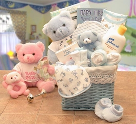 Gift Basket 890172-BOY Sweet Baby of Mine New Baby Basket - Boy
