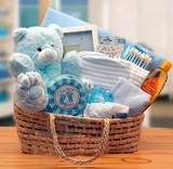 Gift Basket 890193-B Our Precious Baby Carrier - Blue - Small