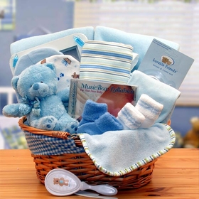 Gift Basket 890573-B Simply The Baby Basics New Baby Gift Basket
